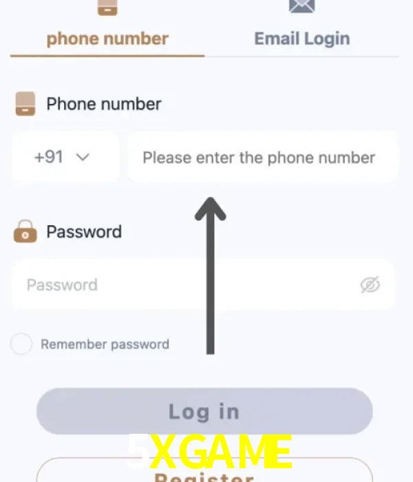 5XGAME login